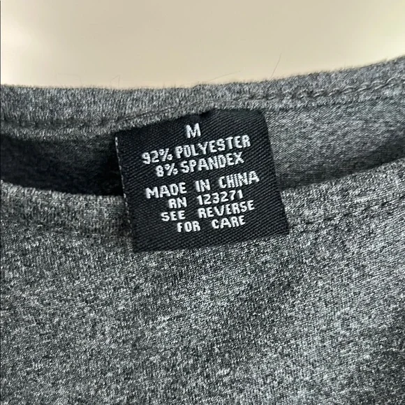 Gray Sleeveless Twist-Front Top - Picture 2 of 3